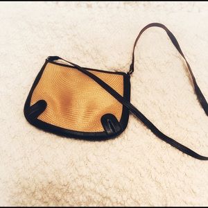 Bamboo brown lining purse